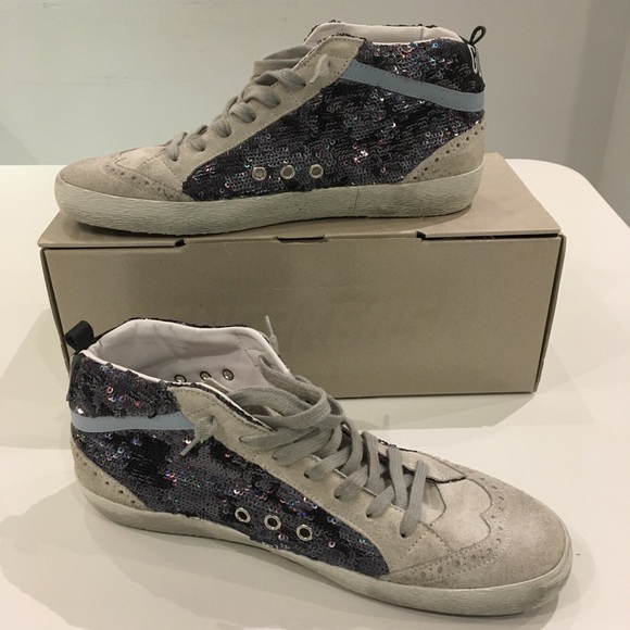 Golden Goose Mid Star Multi Paillettes/White NIB - Picture 5 of 9